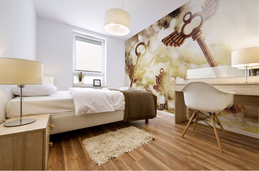 Heavenly keys Mural print
