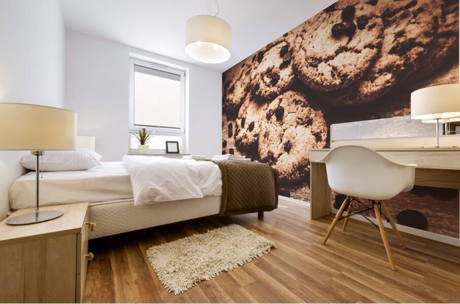 Rustic kitchen cookie art Mural print