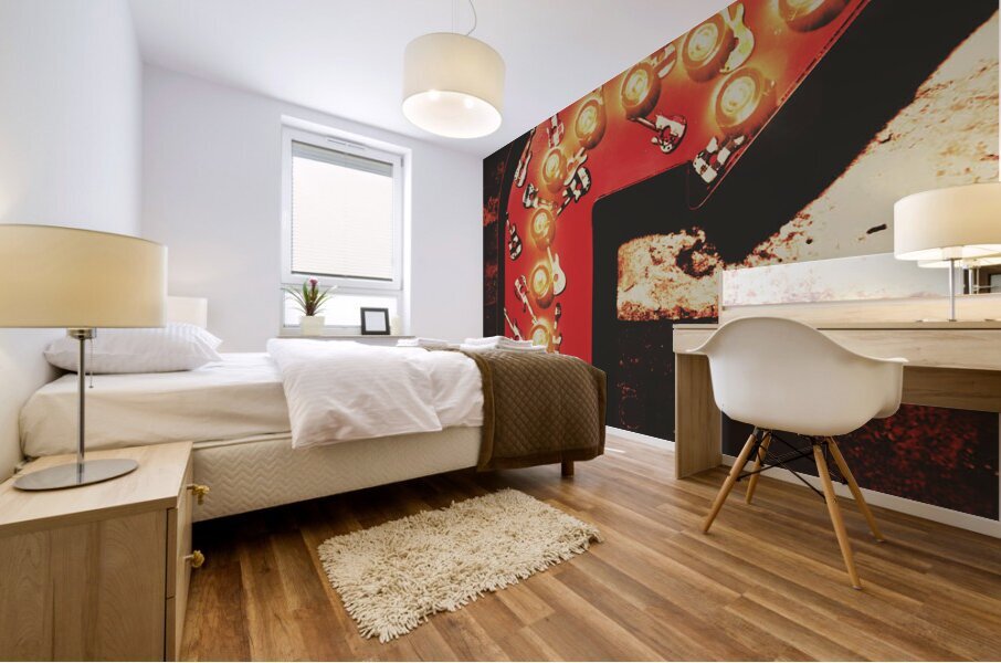 Rock through this way Mural print