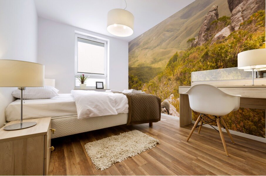 Tasmania bushwalking views Mural print