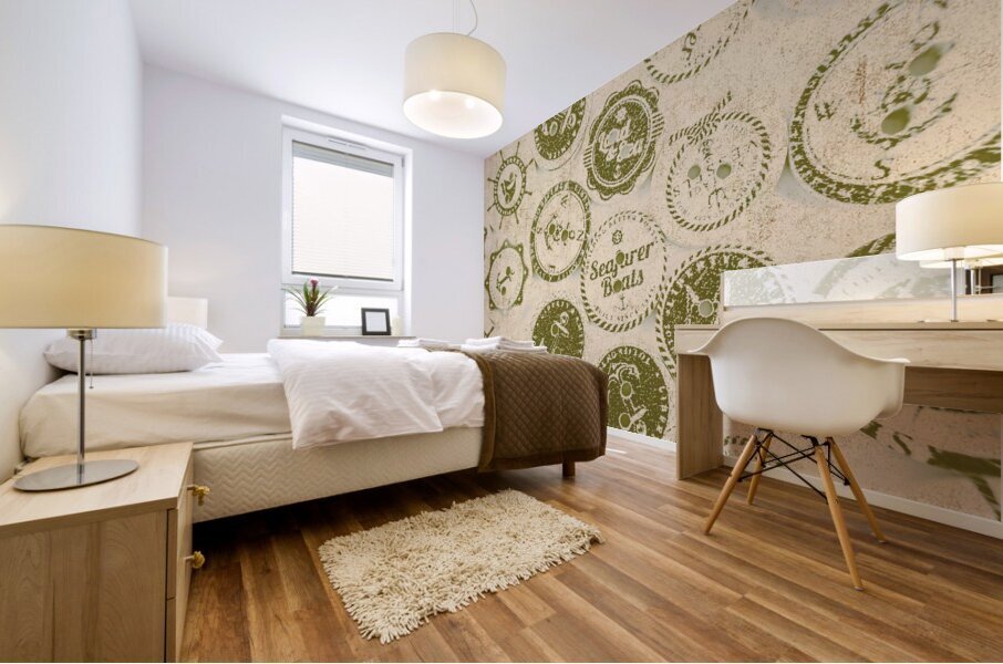 Maritime motifs Mural print