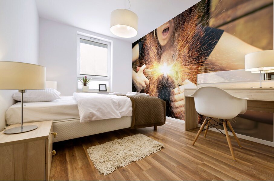 Electric Shock Mural print