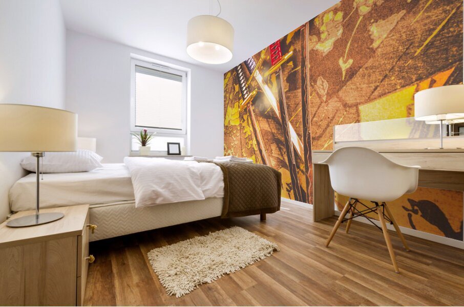 In samurai style Mural print