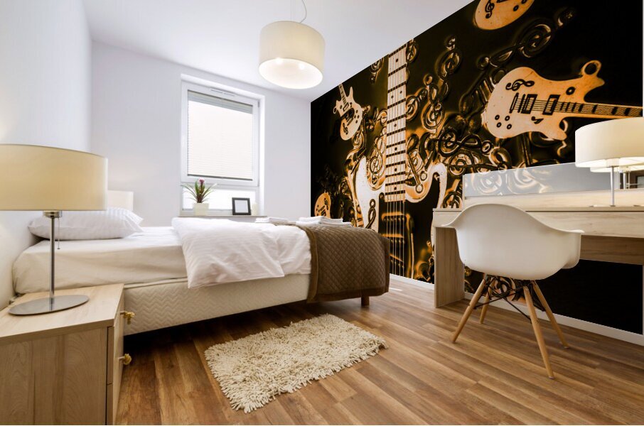 Bar music Mural print