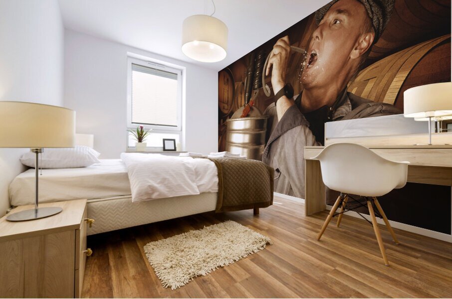 The hot shot Mural print