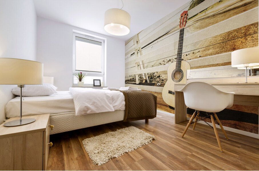 Vintage shorncliffe pier serenade Mural print