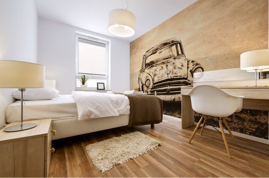 Rockabilly relic Mural print