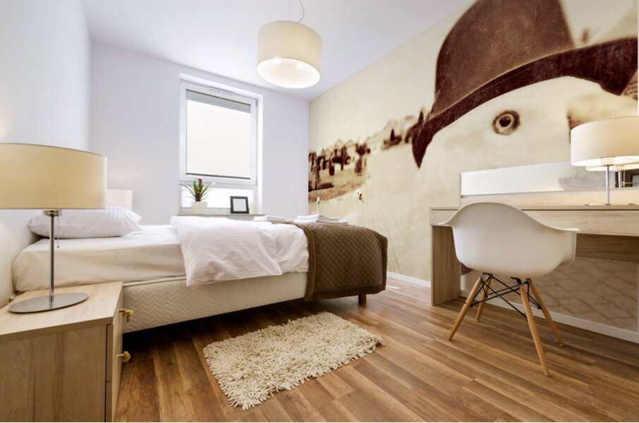 Natures pecking order Mural print