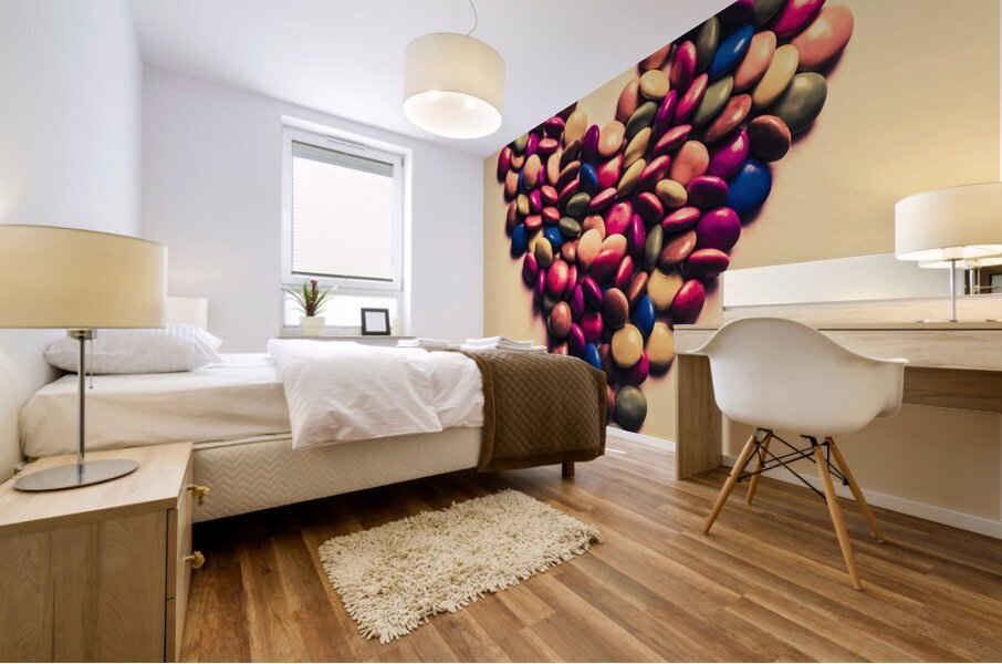 Sweet love for a sweetheart Mural print