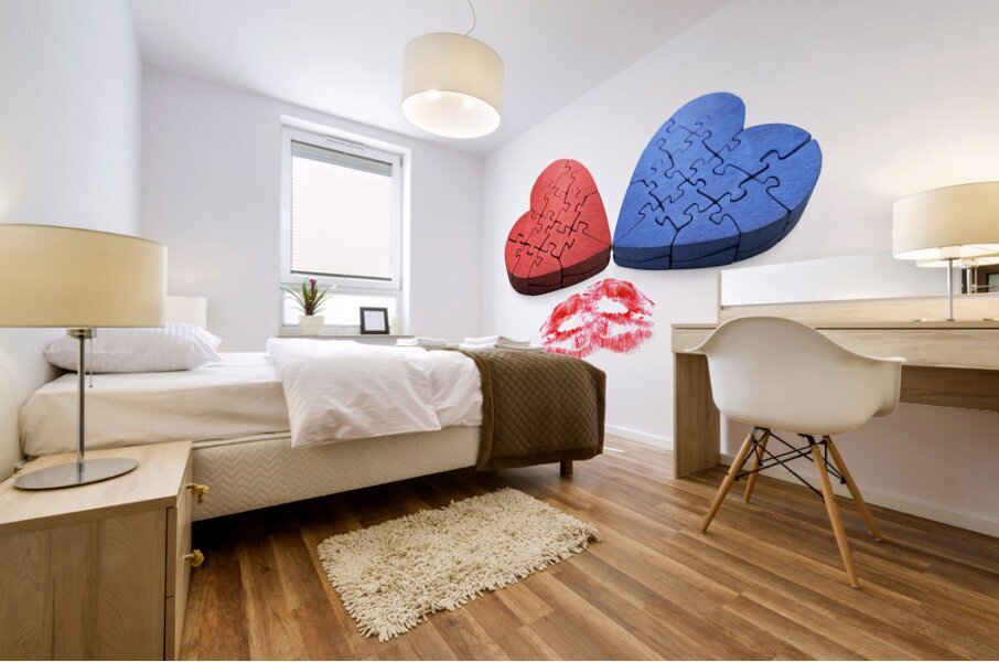 Kisses From The Heart Mural print