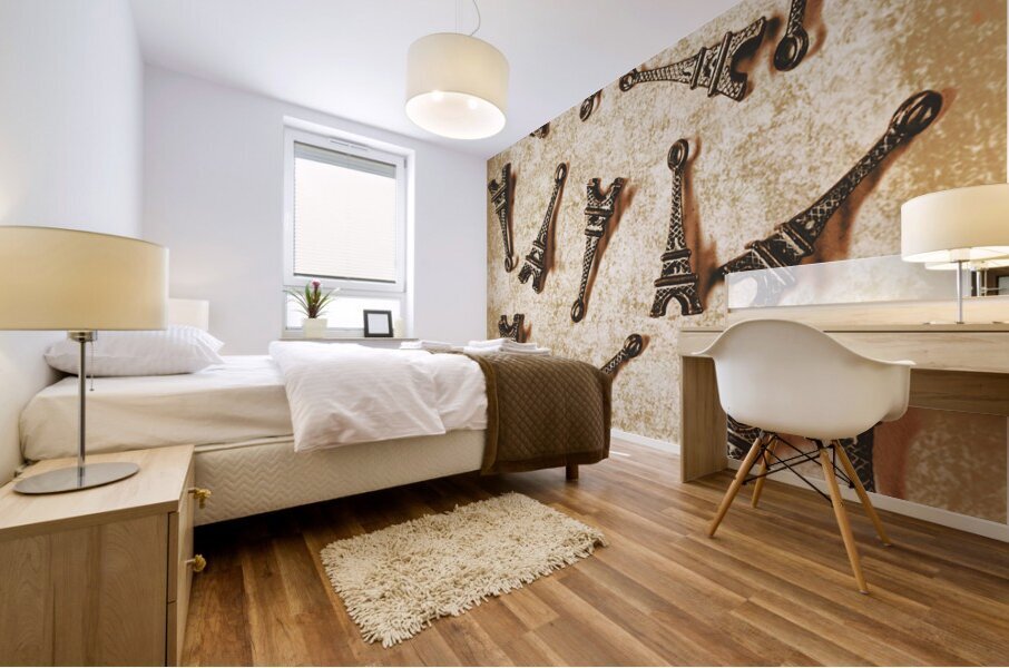 Time worn trinkets from vintage Paris Mural print