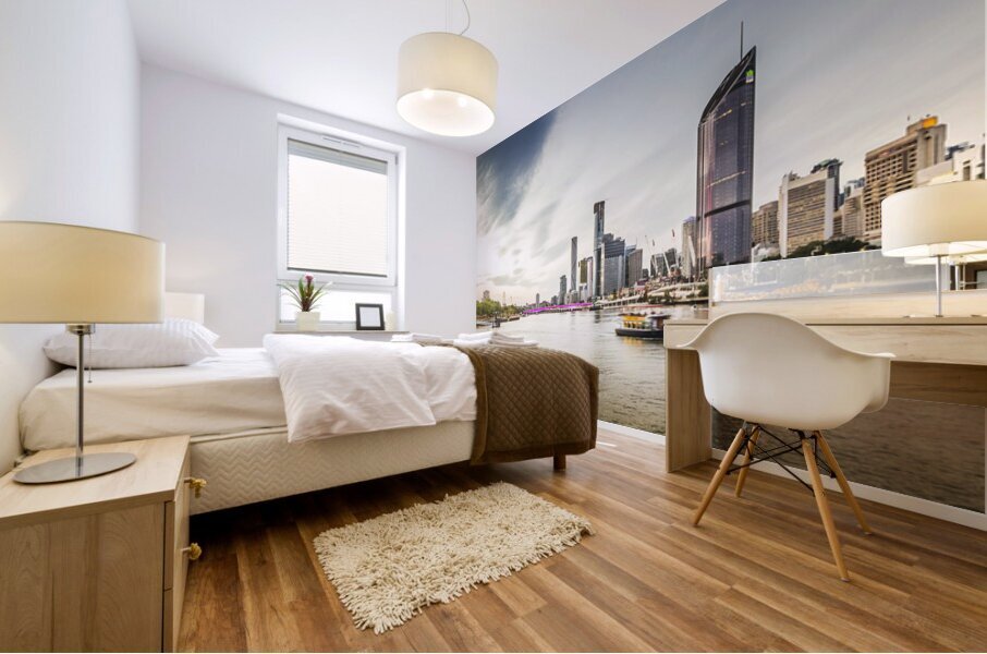 Brisbane River Panorama Mural print