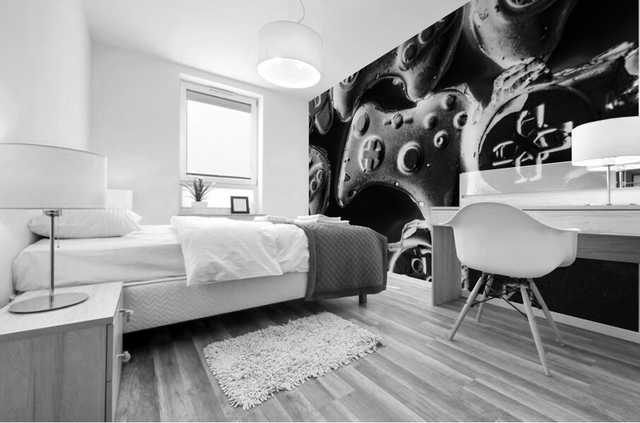 Retro gaming daze Mural print