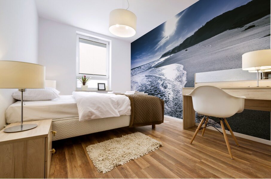 Midnight ocean fine artwork Mural print