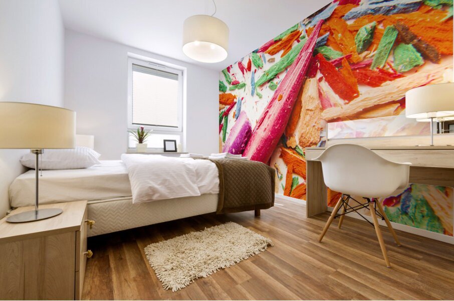 Artistic disruption Mural print