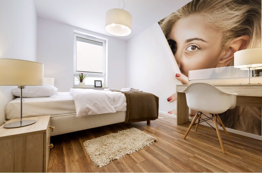 Water Sport Woman Mural print