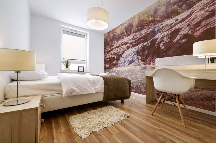 Dreamtime scene Mural print