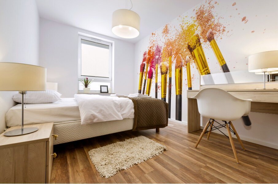 Colourful complexions Mural print