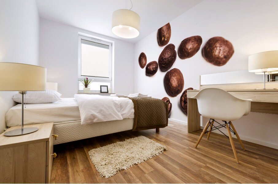 Mr Bean the coffee man Mural print