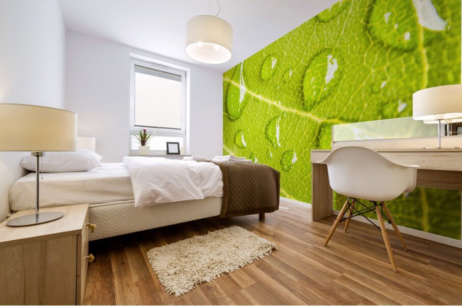 Summer rain Mural print