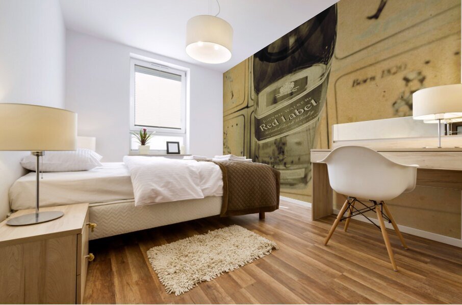 Vintage Johnnie Walker advert Mural print