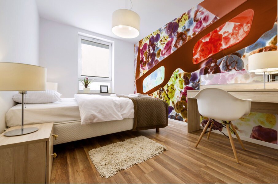 Visual pop art Mural print