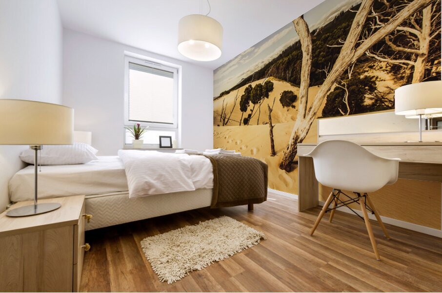 Strahan sand dune landscape Mural print