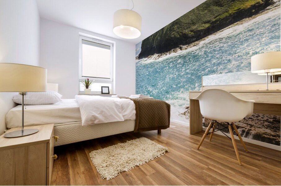 Wild western waters Mural print