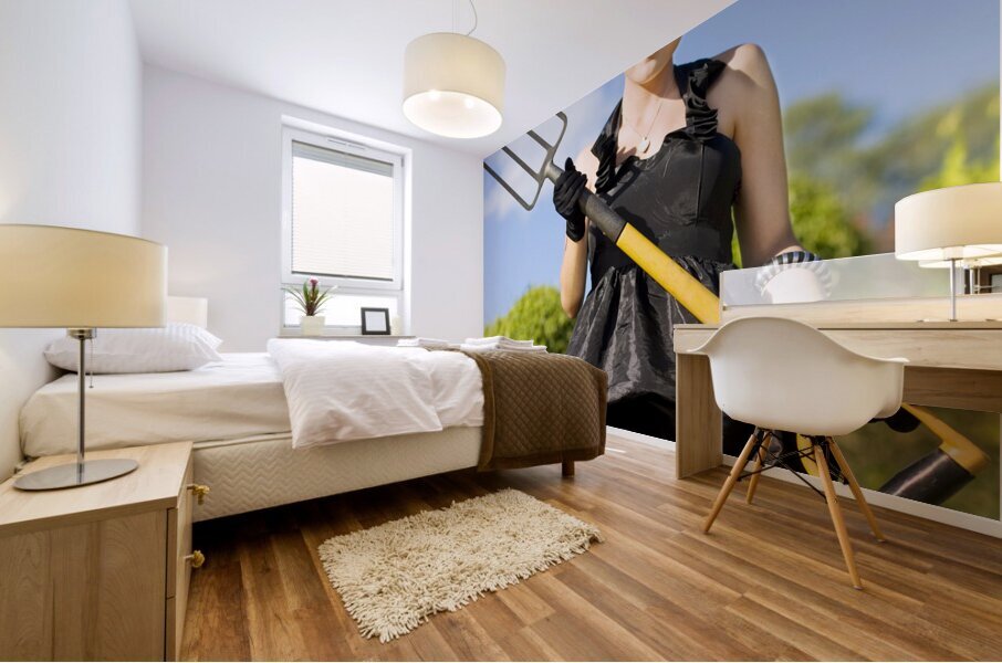 Killing Weeds With Killer Style Mural print