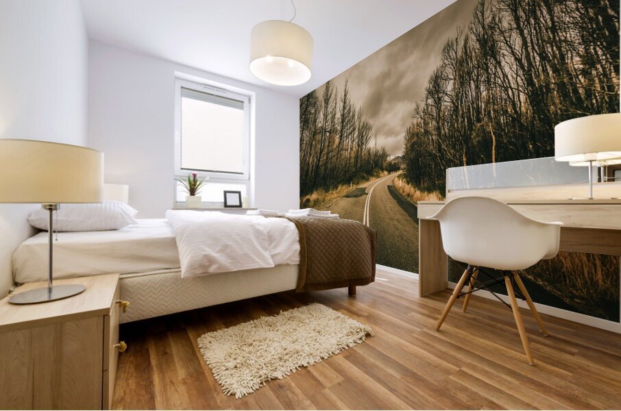 In winters way Mural print