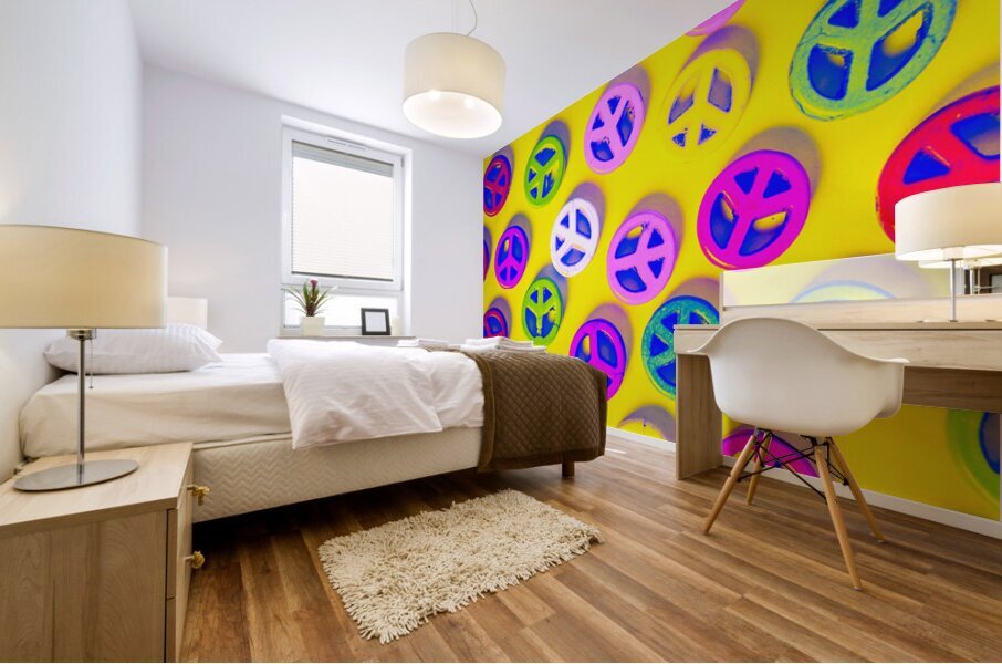 Patterning peace Mural print