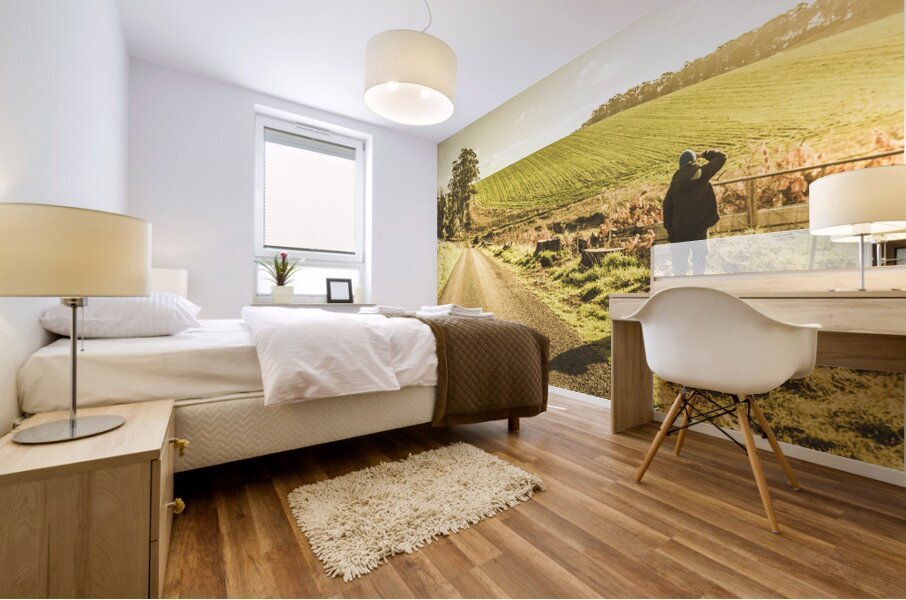 The wander Mural print