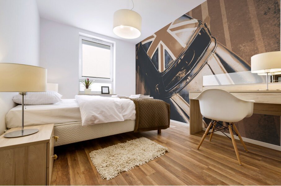 Miniature Motors Mural print