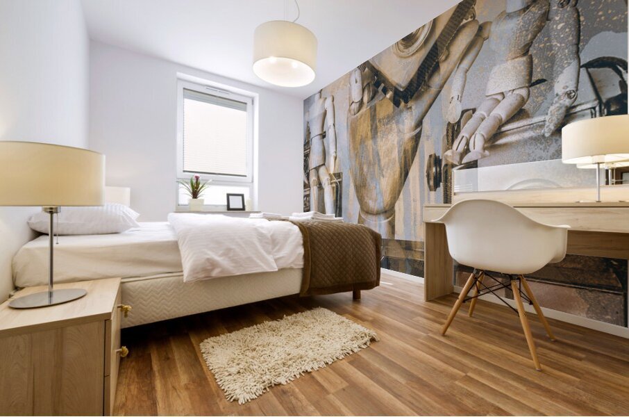 Light painters Mural print