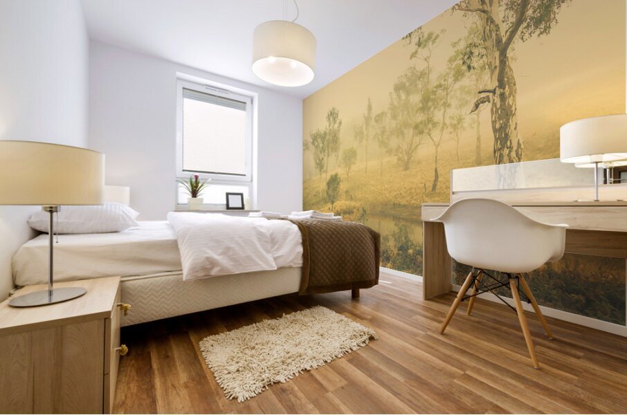 Mystical lake Mural print