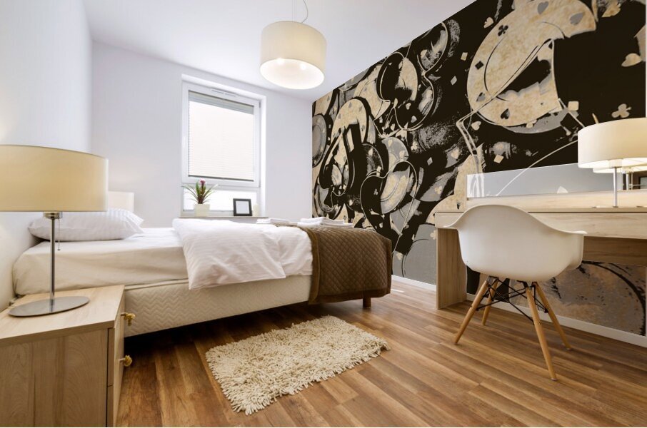 The Poker Saloon Mural print