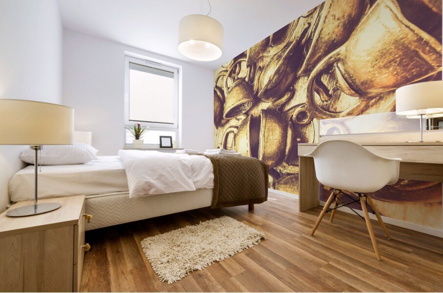 Antique cafe composition Mural print