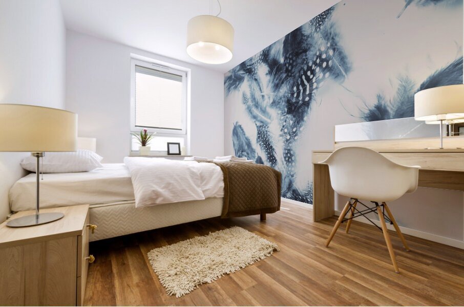 Vertigo blue Mural print