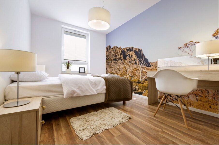 Scenic barren range Mural print