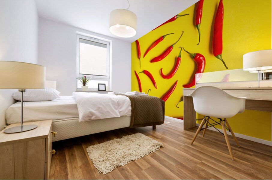 Colours and flavour Mural print