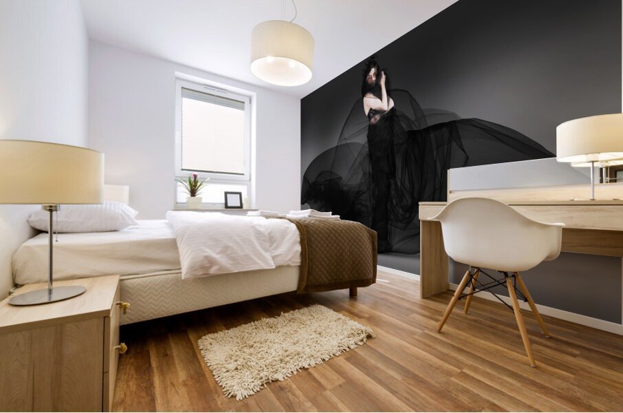 Black Fashion The Dark Movement In Motion Mural print