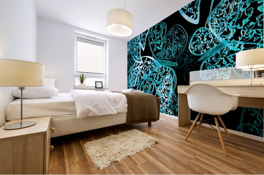 Winged wonderland Mural print