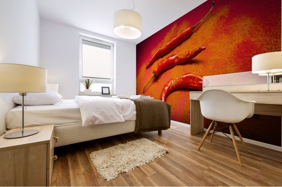 Curry shop art Mural print