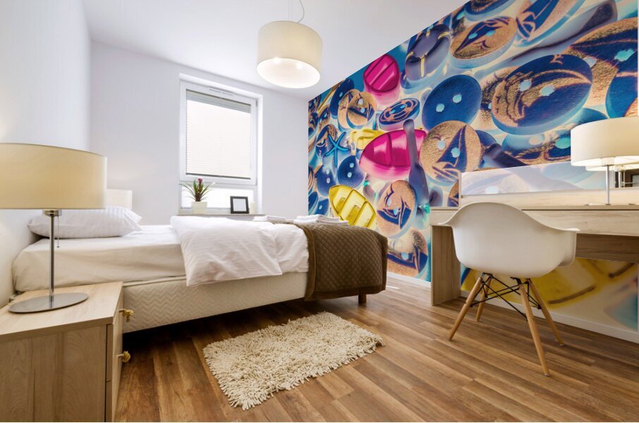 Paddle pop art Mural print