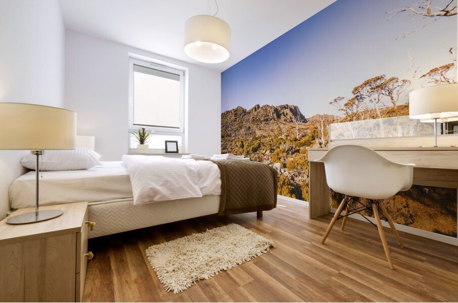 Wild wilderness of stone geology Mural print