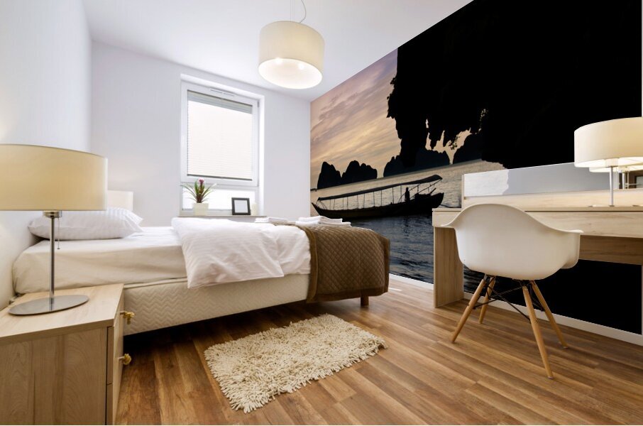 Longboat Sunset Mural print