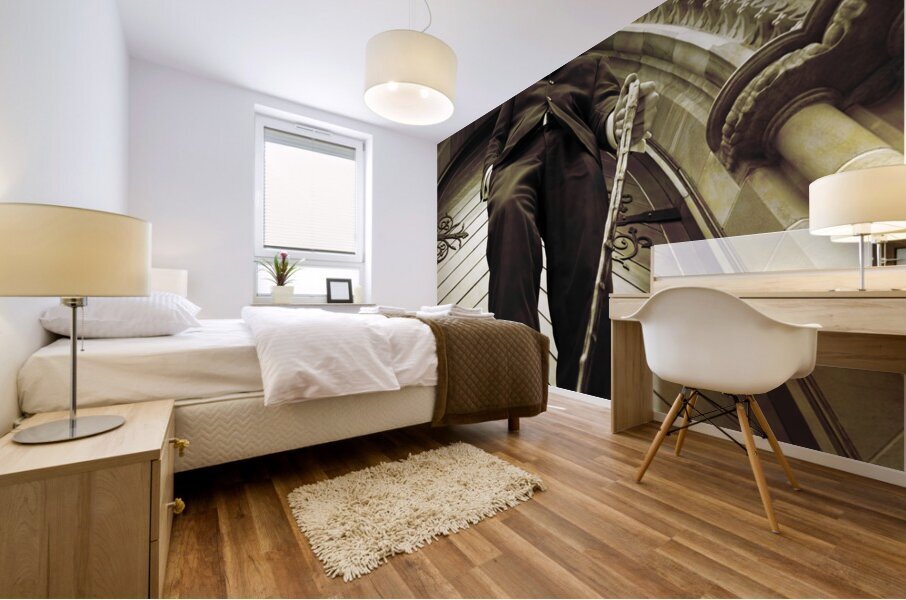 Waiting By Deaths Door Mural print