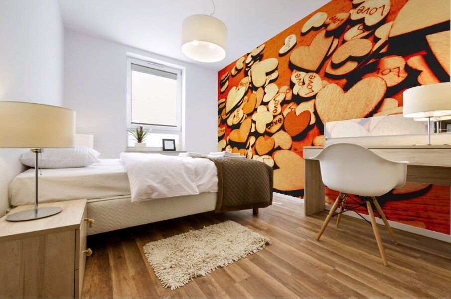 Abstract collective connection Mural print