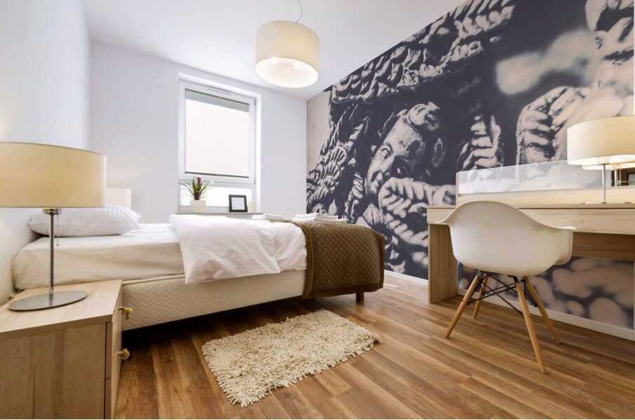 Historic angel abstract Mural print