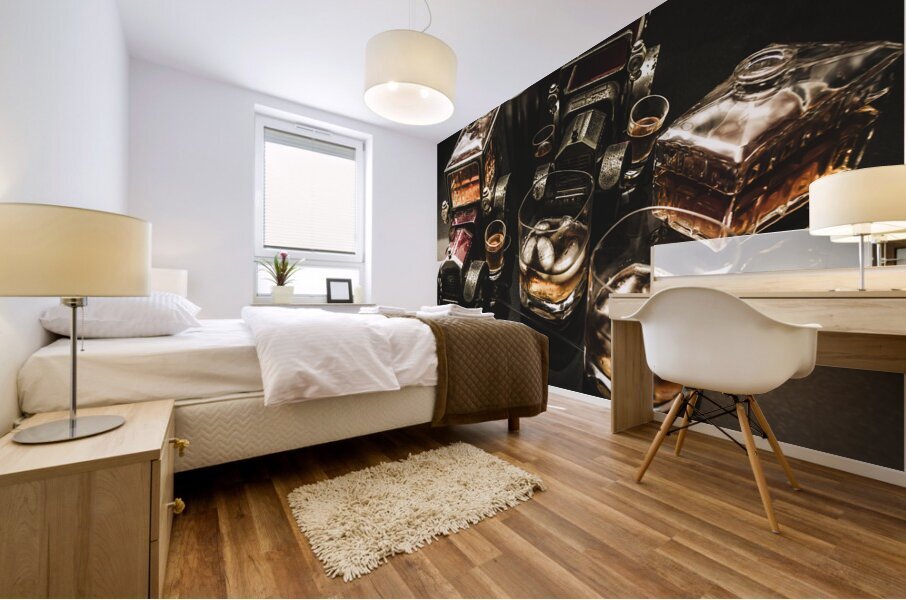 Cognac cars Mural print
